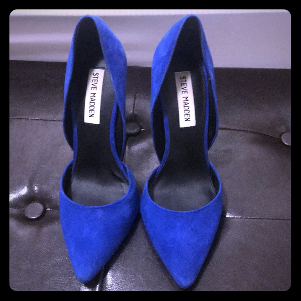 Steve Madden royal blue heels